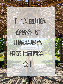 “美丽川航 客货齐飞” 川航精彩亮相第七届西洽会