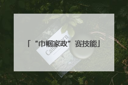 “巾帼家政”赛技能