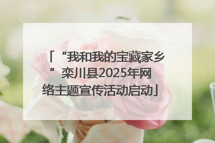“我和我的宝藏家乡”栾川县2025年网络主题宣传活动启动