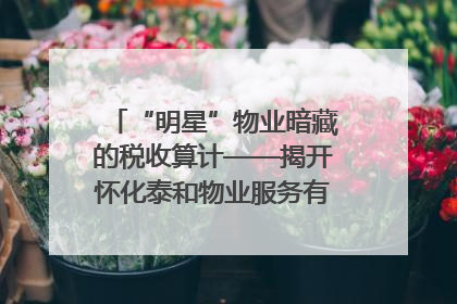“明星”物业暗藏的税收算计——揭开怀化泰和物业服务有限公司隐匿未开票收入偷税真相