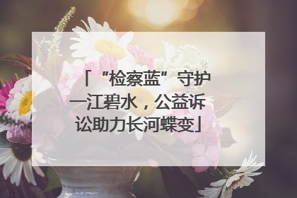 “检察蓝”守护一江碧水，公益诉讼助力长河蝶变