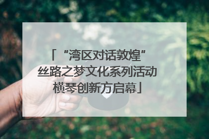 “湾区对话敦煌” 丝路之梦文化系列活动横琴创新方启幕
