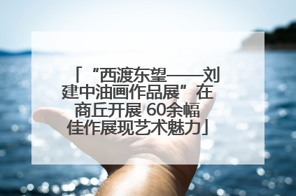 “西渡东望——刘建中油画作品展”在商丘开展 60余幅佳作展现艺术魅力