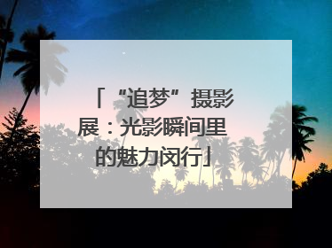 “追梦”摄影展：光影瞬间里的魅力闵行