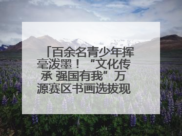 百余名青少年挥毫泼墨！“文化传承 强国有我”万源赛区书画选拔现场精彩绝伦
