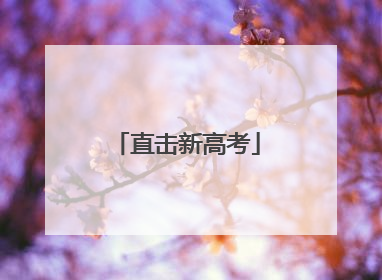 直击新高考