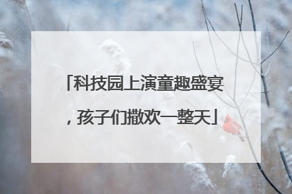 科技园上演童趣盛宴，孩子们撒欢一整天