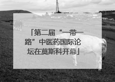 第二届“一带一路”中医药国际论坛在莫斯科开幕