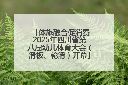 体旅融合促消费 2025年四川省第八届幼儿体育大会（滑板、轮滑）开幕