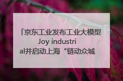 京东工业发布工业大模型Joy industrial并启动上海“链动众城 万亿降本”计划