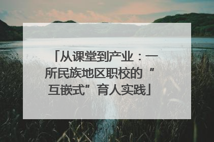 从课堂到产业：一所民族地区职校的“互嵌式”育人实践
