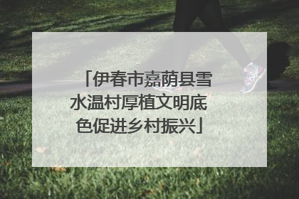 伊春市嘉荫县雪水温村厚植文明底色促进乡村振兴