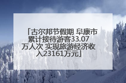 古尔邦节假期 阜康市累计接待游客33.07万人次 实现旅游经济收入23161万元