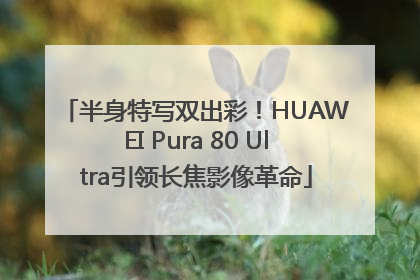 半身特写双出彩！HUAWEI Pura 80 Ultra引领长焦影像革命