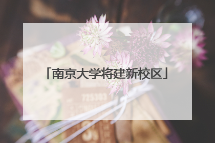 南京大学将建新校区
