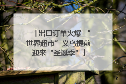 出口订单火爆 “世界超市”义乌提前迎来“圣诞季”