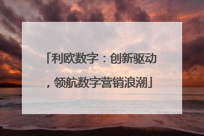 利欧数字：创新驱动，领航数字营销浪潮