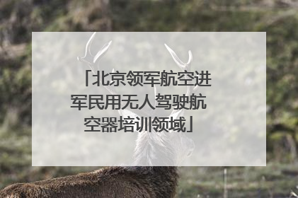 北京领军航空进军民用无人驾驶航空器培训领域
