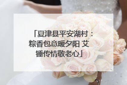 夏津县平安湖村：粽香包意暖夕阳 艾锤传情敬老心