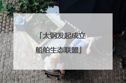 太钢发起成立船舶生态联盟