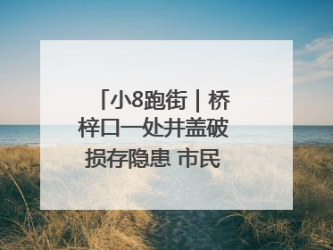 小8跑街｜桥梓口一处井盖破损存隐患 市民盼立即整修