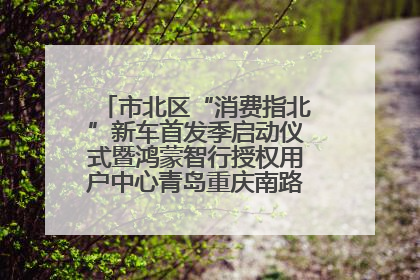市北区“消费指北”新车首发季启动仪式暨鸿蒙智行授权用户中心青岛重庆南路开业盛典成功举办