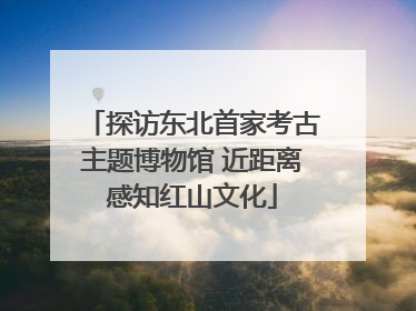 探访东北首家考古主题博物馆 近距离感知红山文化