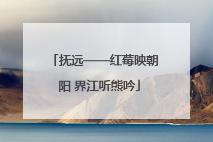 抚远——红莓映朝阳 界江听熊吟