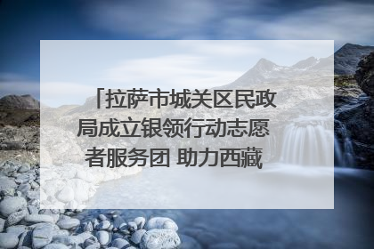 拉萨市城关区民政局成立银领行动志愿者服务团 助力西藏银发经济发展