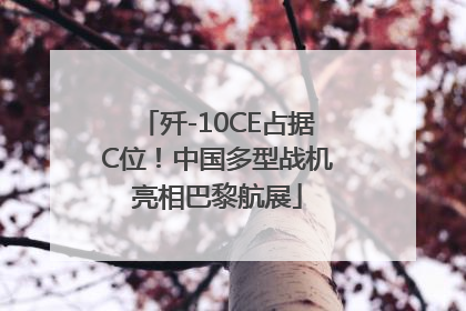 歼-10CE占据C位！中国多型战机亮相巴黎航展