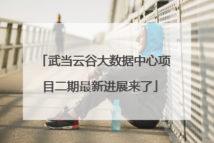 武当云谷大数据中心项目二期最新进展来了