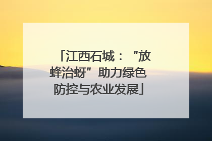 江西石城：“放蜂治蚜”助力绿色防控与农业发展