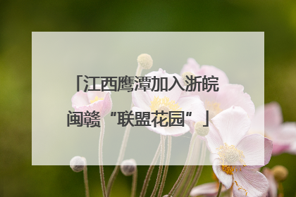 江西鹰潭加入浙皖闽赣“联盟花园”