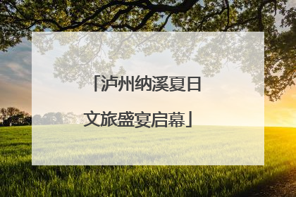 泸州纳溪夏日文旅盛宴启幕