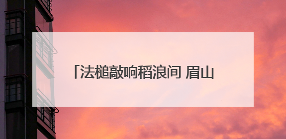 法槌敲响稻浪间 眉山法院发布司法保护“天府粮仓”三年工作成效