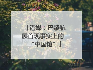 港媒：巴黎航展首现事实上的“中国馆”