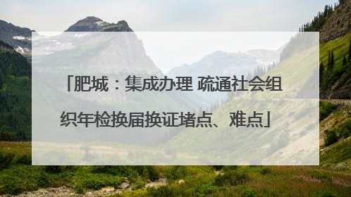 肥城：集成办理 疏通社会组织年检换届换证堵点、难点