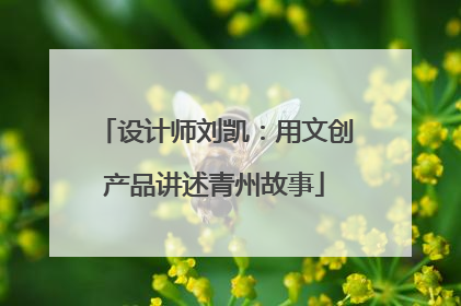 设计师刘凯：用文创产品讲述青州故事