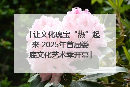 让文化瑰宝“热”起来 2025年首届娄底文化艺术季开幕