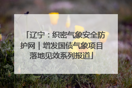 辽宁：织密气象安全防护网｜增发国债气象项目落地见效系列报道