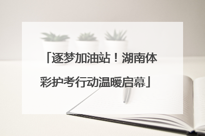 逐梦加油站！湖南体彩护考行动温暖启幕