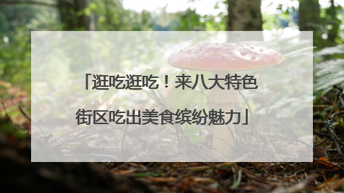 逛吃逛吃！来八大特色街区吃出美食缤纷魅力
