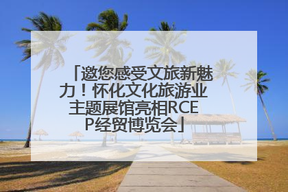 邀您感受文旅新魅力！怀化文化旅游业主题展馆亮相RCEP经贸博览会