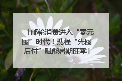 邮轮消费进入“零元囤”时代！携程“先囤后付”赋能暑期旺季