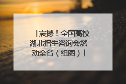 震撼！全国高校湖北招生咨询会燃动全省（组图）