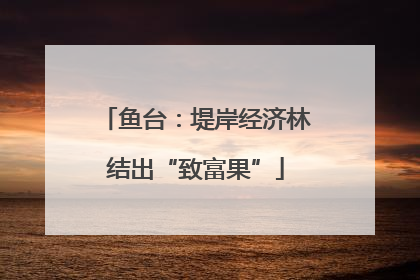 鱼台：堤岸经济林结出“致富果”