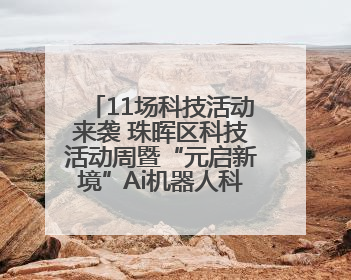 11场科技活动来袭 珠晖区科技活动周暨“元启新境”Ai机器人科普展启动
