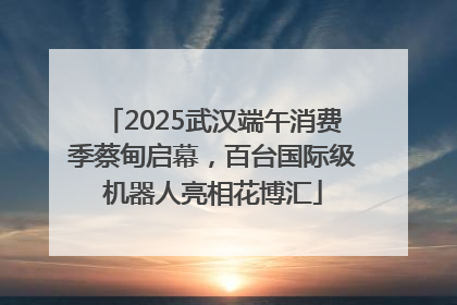 2025武汉端午消费季蔡甸启幕，百台国际级机器人亮相花博汇