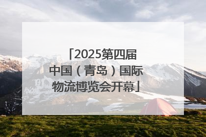 2025第四届中国（青岛）国际物流博览会开幕