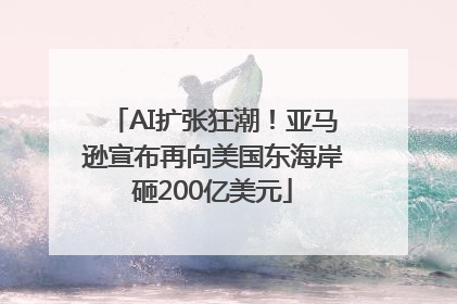 AI扩张狂潮！亚马逊宣布再向美国东海岸砸200亿美元